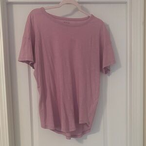 Madewell Relaxed Short Sleeve Tee in Dusty Purple